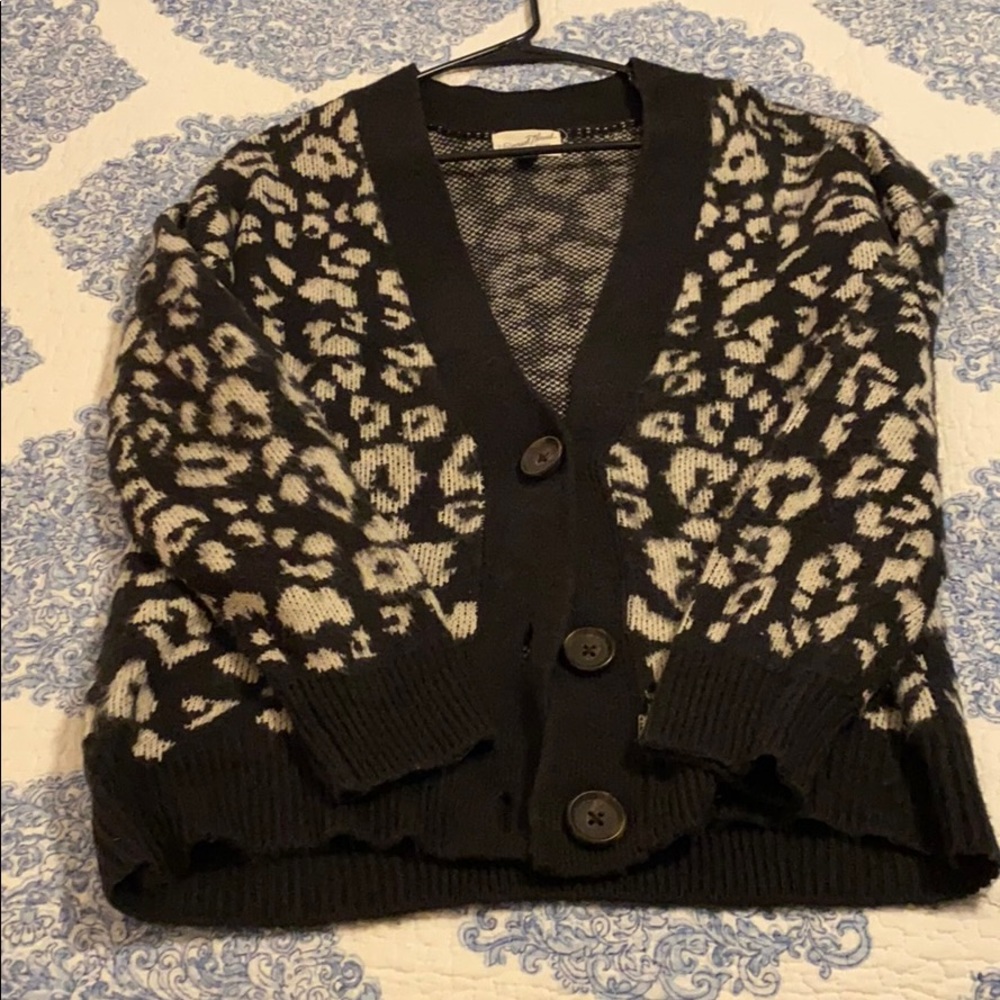 Cheetah cardigan